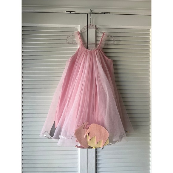 Mud pie birthday dress girls size M-L 3T-5T - Picture 1 of 3